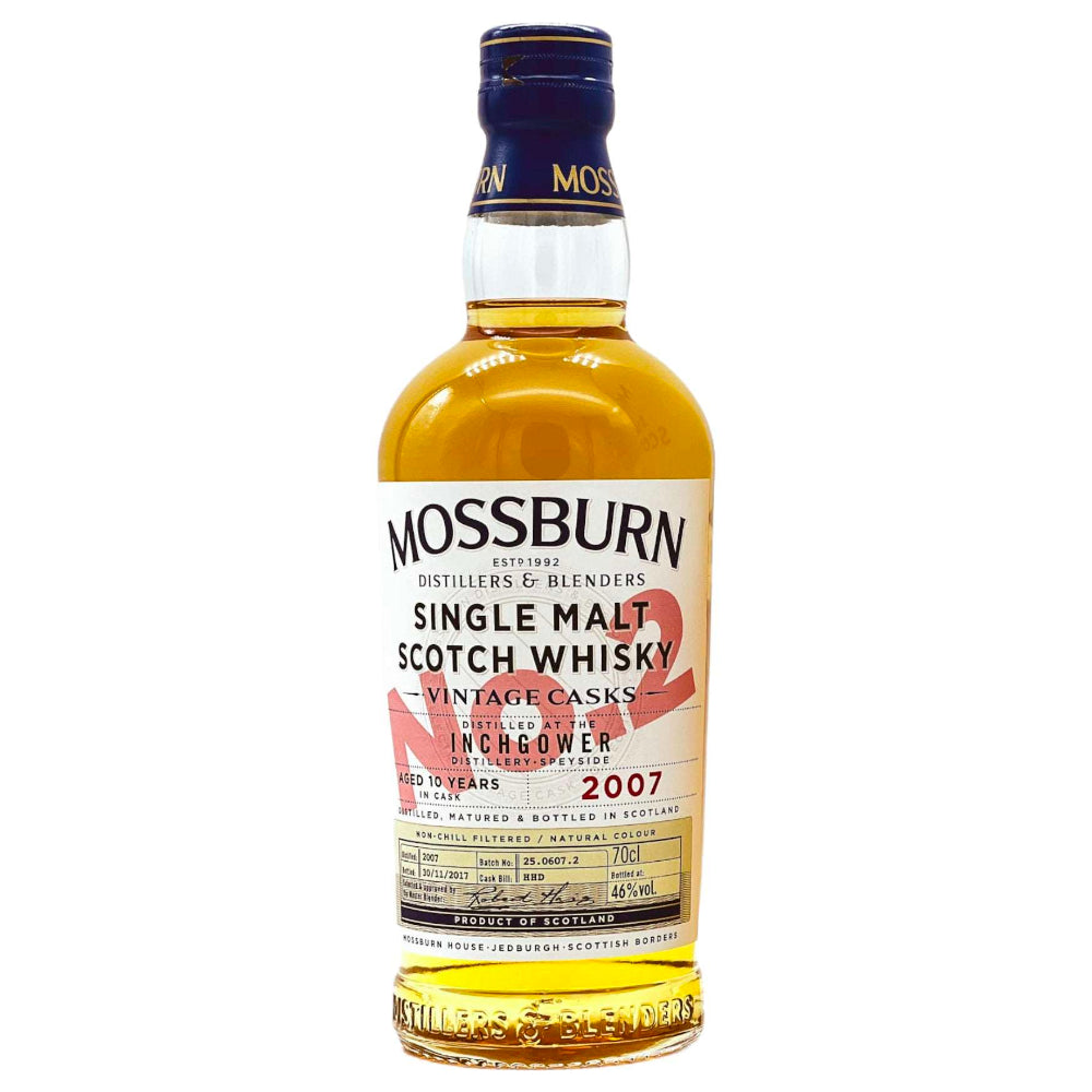 Mossburn No. 2 Inchgower Distillery Single Malt Scotch Whisky