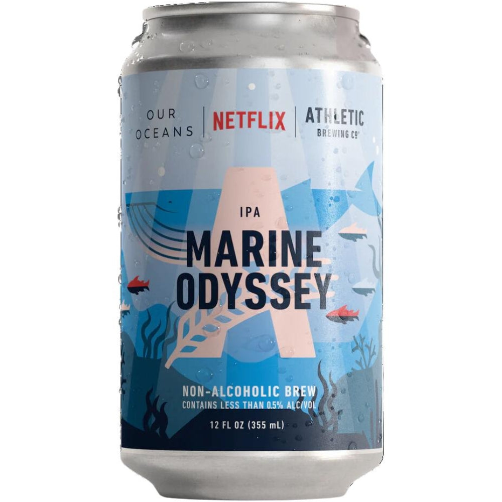 Netflix Marine Odyssey IPA Beer Athletic Brewing 