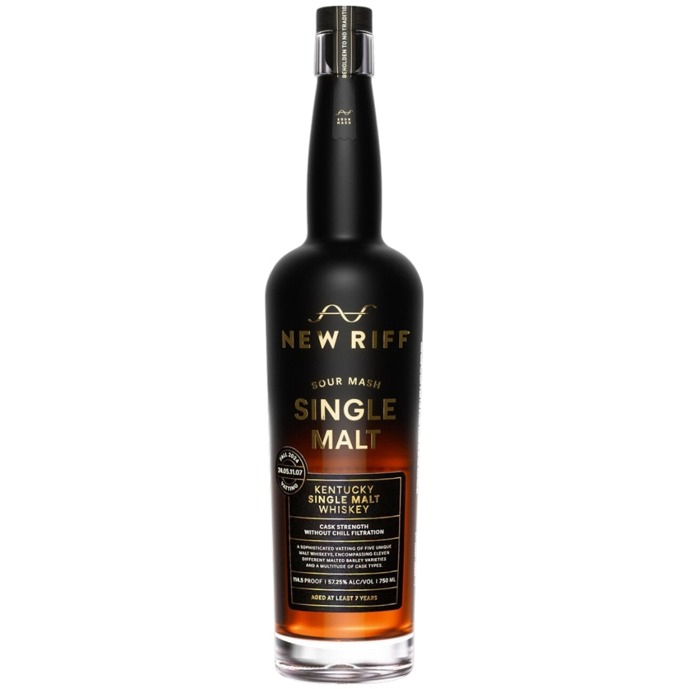 New Riff Sour Mash Single Malt Whiskey 2024 Release American Single Malt Whiskey New Riff Distilling 