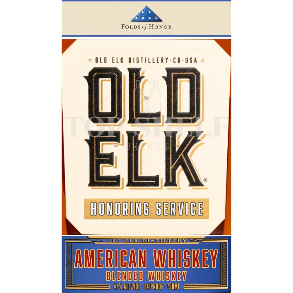 Old Elk Folds of Honor American Whiskey American Whiskey Old Elk Bourbon 