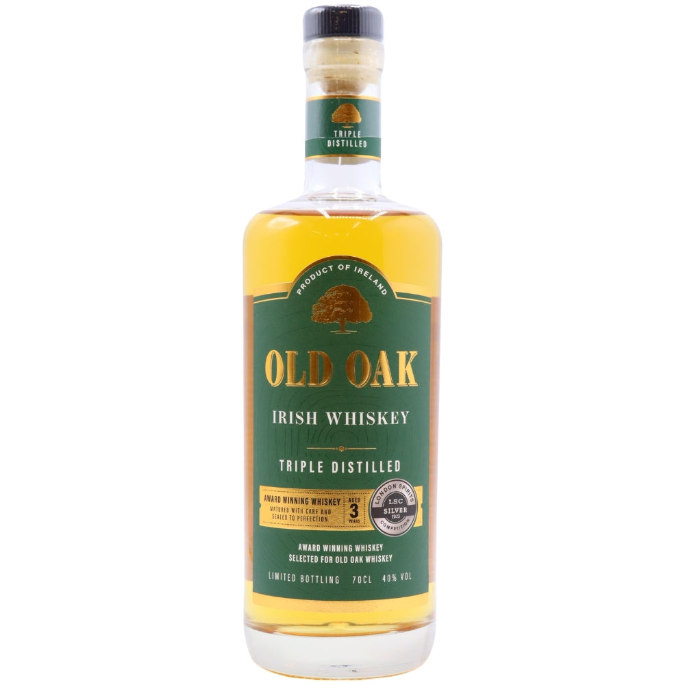 Old Oak Irish Whiskey Triple Distilled by Jean-Claude Van Damme Irish whiskey Old Oak Irish Whiskey 