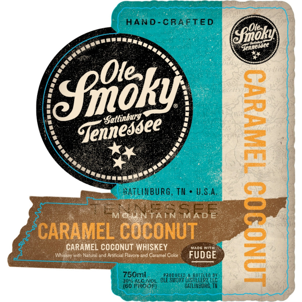 Ole Smoky Caramel Coconut Whiskey Flavored Whiskey Ole Smoky 