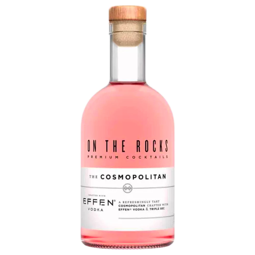 On the Rocks "The Cosmopolitan" Crafted with Effen Vodka 750ML Ready-To-Drink Cocktails On The Rocks Cocktails 