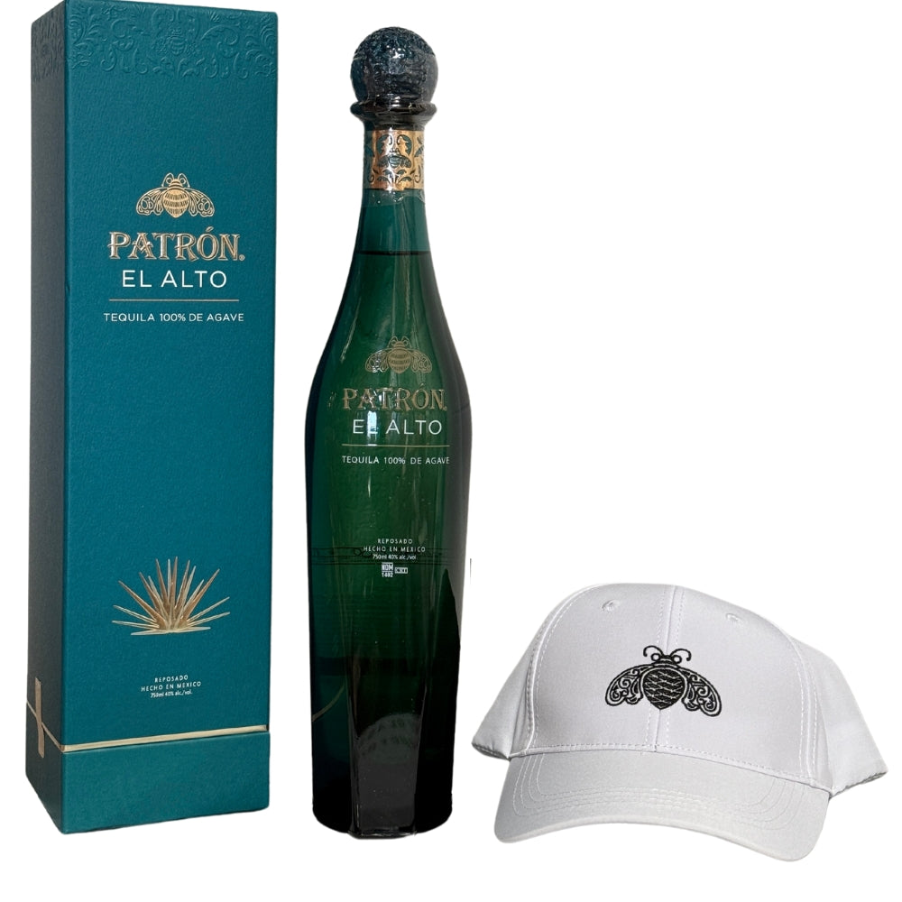 Patron El Alto Tequila Reposado With White Special Edition Hat Tequila Patron Tequila 