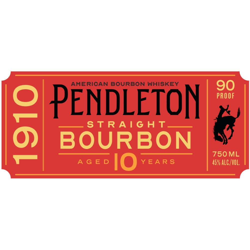 Pendleton 1910 10 Year Old Straight Bourbon Bourbon Pendleton Whisky 