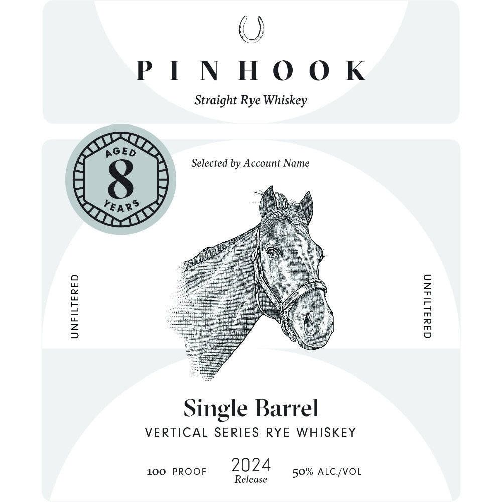 Pinhook 8 Year Single Barrel Vertical Series Rye 2024 Release