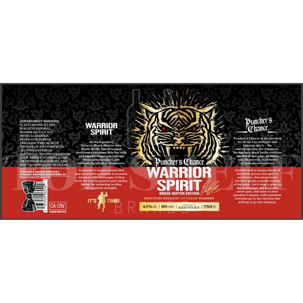 Puncher’s Chance Warrior Spirit Bruce Buffer Edition Bourbon Puncher's Chance 