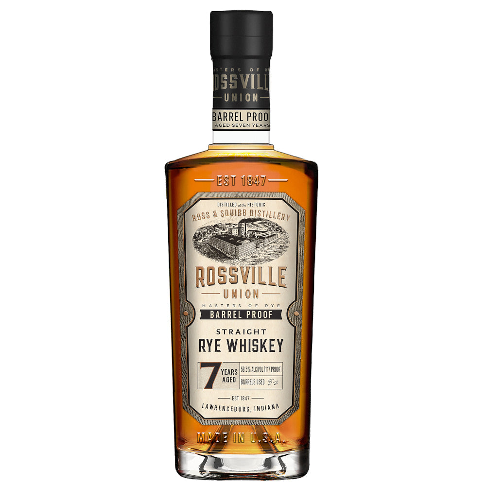 Rossville Union 7 Year Old Barrel Proof Straight Rye