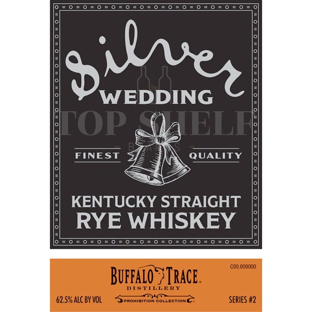 Silver Wedding Kentucky Straight Rye Whiskey Rye Whiskey Buffalo Trace 