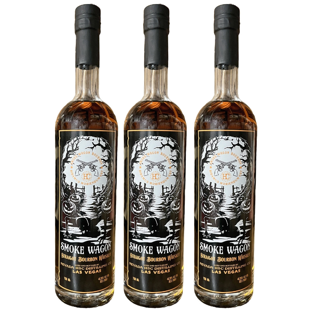 Smoke Wagon Straight Bourbon Glow In The Dark Halloween Edition 2024 3pk Bourbon Smoke Wagon Bourbon 