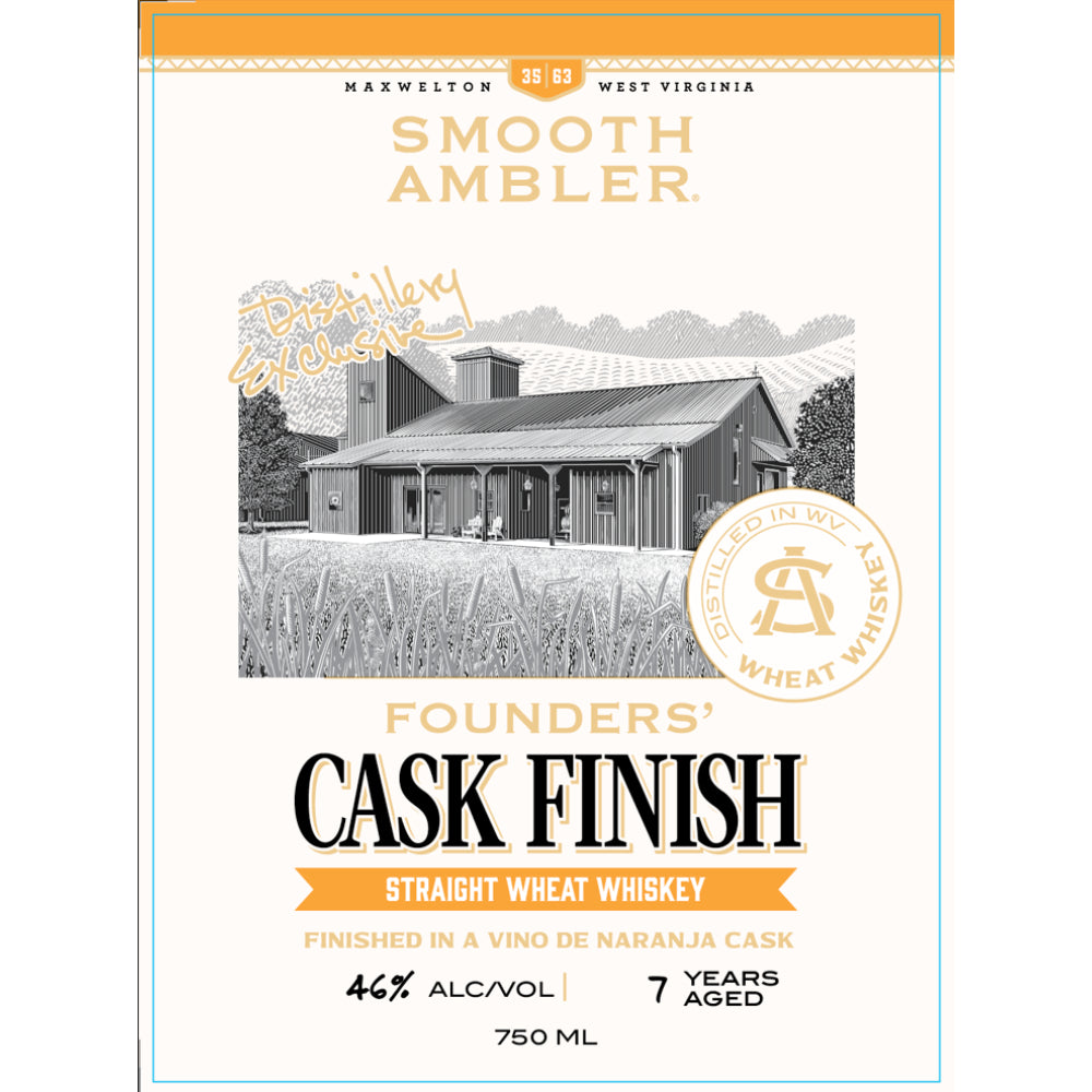 Smooth Ambler Founders’ Cask Finish Straight Wheat Whiskey