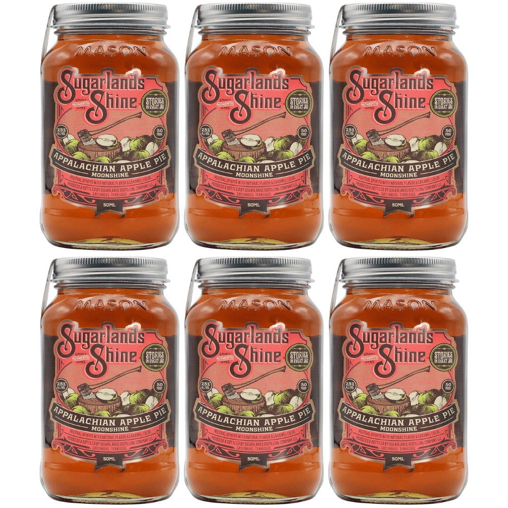 Sugarlands Shine Apple Pie Moonshine 50ml 6pk Moonshine Sugarlands Distilling Company 