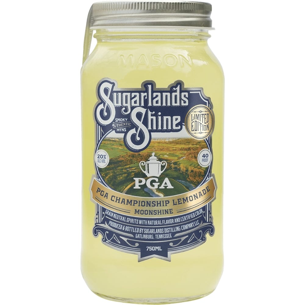 Sugarlands Shine PGA Championship Lemonade Moonshine 750ml Moonshine Sugarlands Distilling Company 