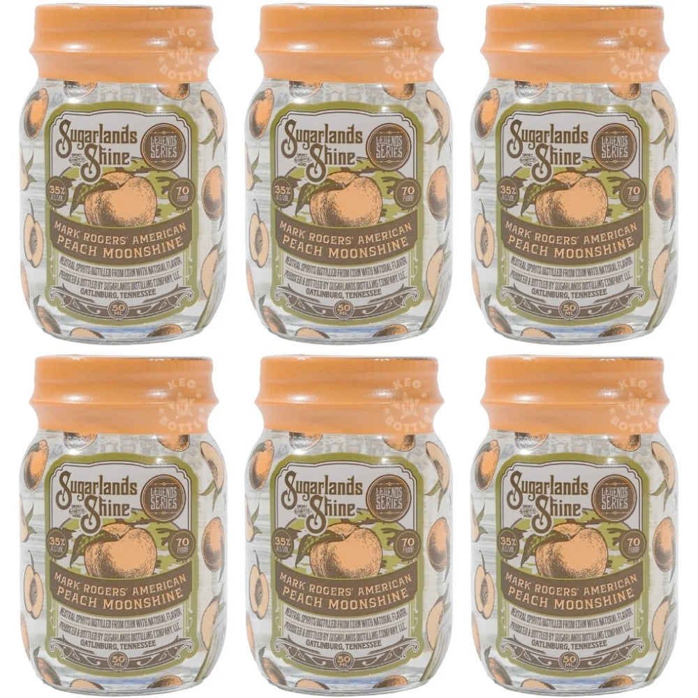 Sugarlands Shine Peach Moonshine 50ml 6pk Moonshine Sugarlands Distilling Company 