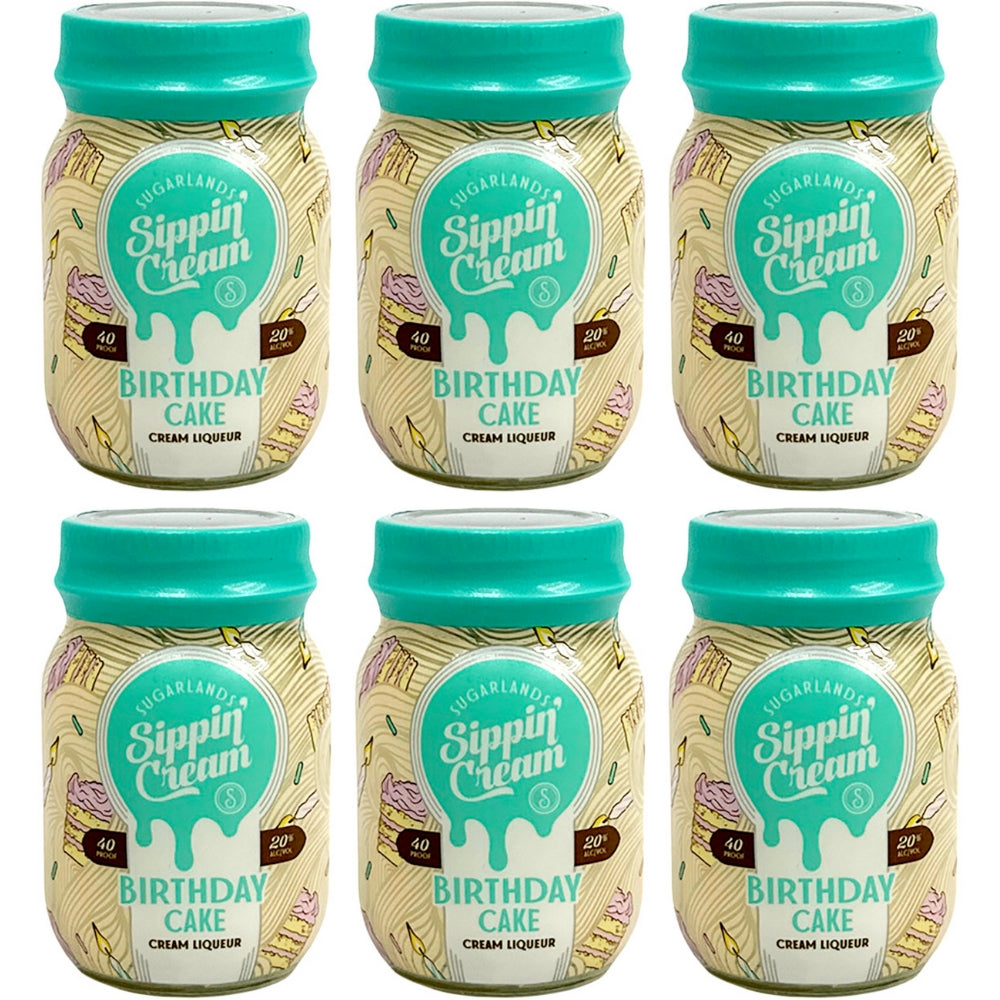 Sugarlands Sippin' Cream Birthday Cake 50ml 6pk Liqueur Sugarlands Distilling Company 