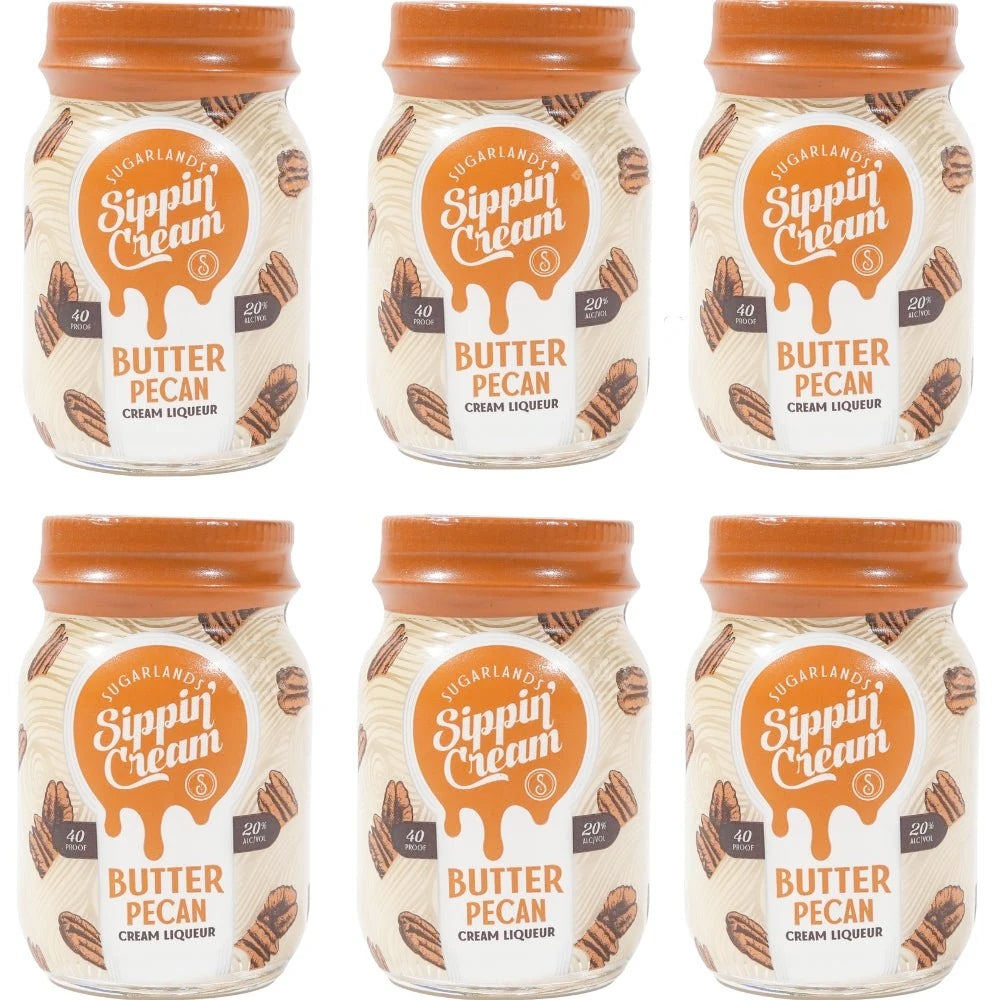 Sugarlands Sippin' Cream Butter Pecan 50ml 6pk Liqueur Sugarlands Distilling Company 