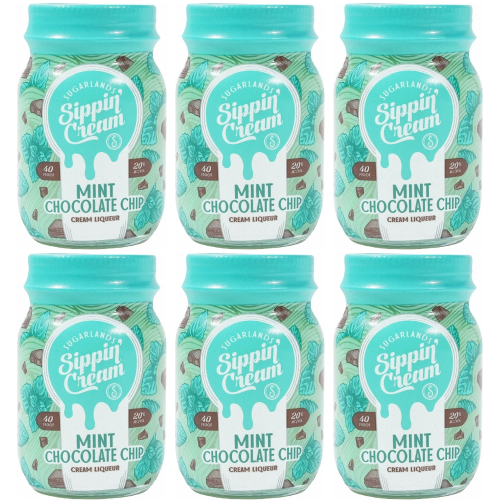 Sugarlands Sippin' Cream Mint Chocolate Chip 50ml 6pk Liqueur Sugarlands Distilling Company 