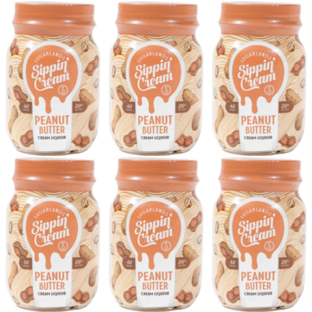 Sugarlands Sippin' Cream Peanut Butter 50ml 6pk Liqueur Sugarlands Distilling Company 