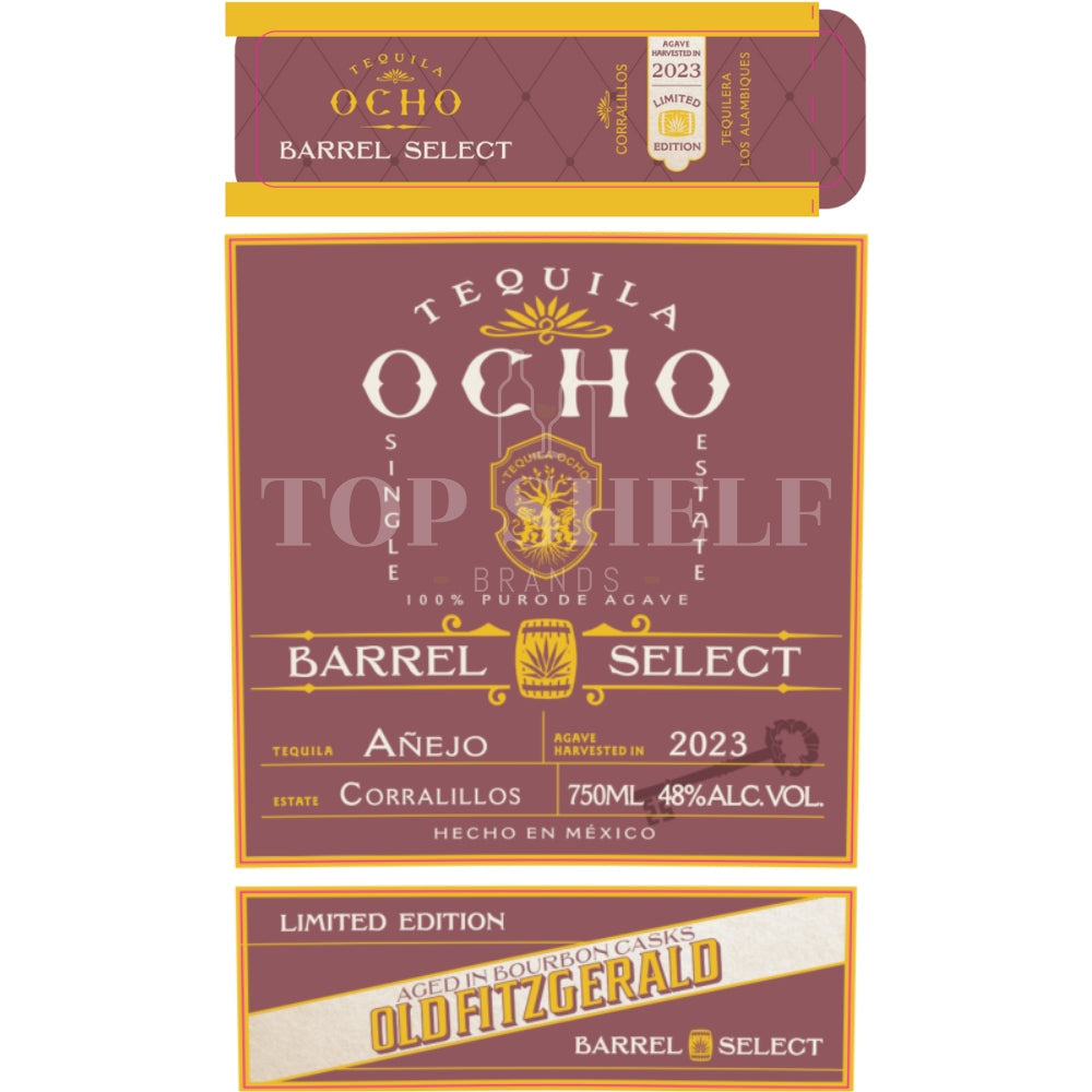 Tequila Ocho Old Fitzgerald Barrel Select Anejo Tequila Tequila Ocho 