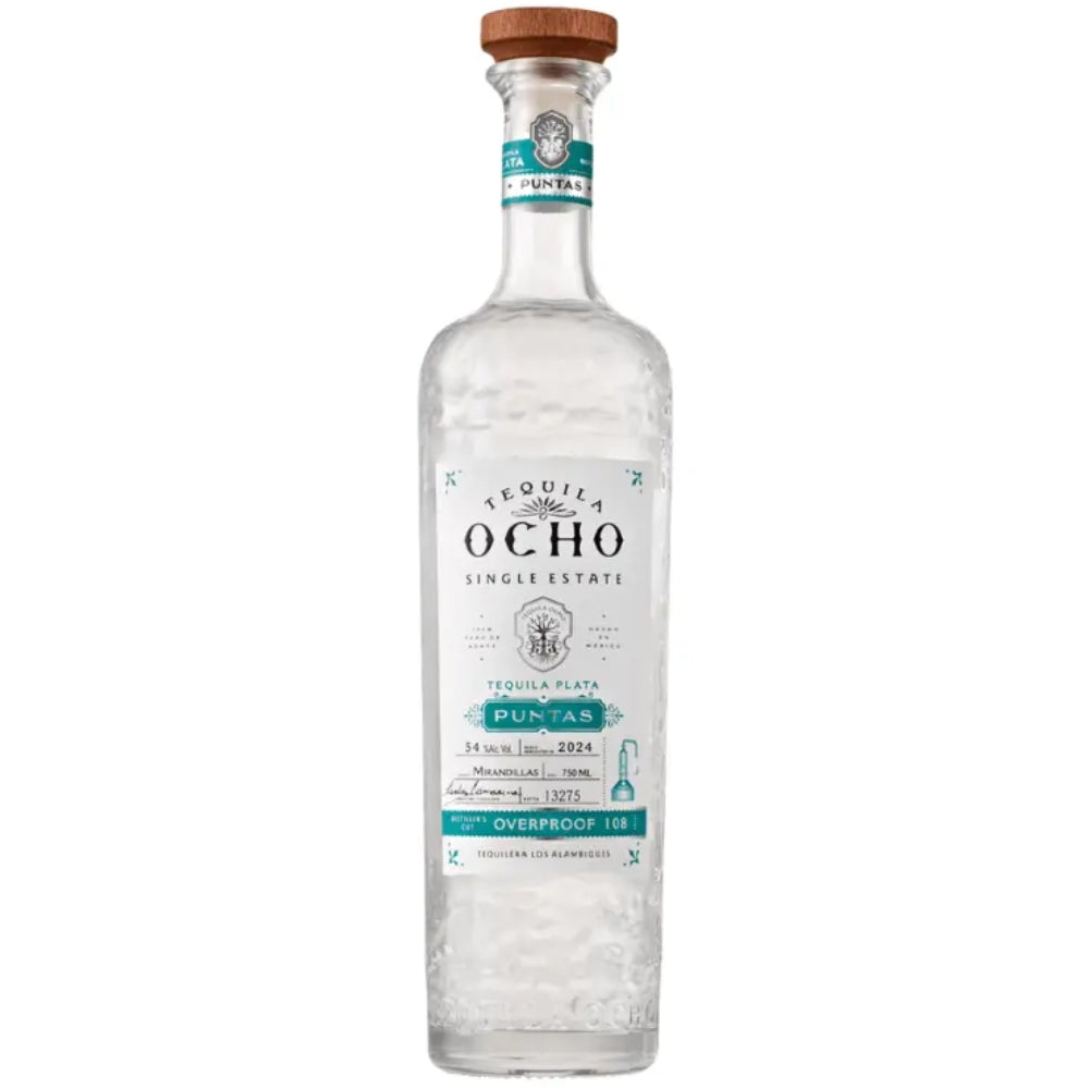 Tequila Ocho Single Estate 2024 Plata Puntas Tequila Tequila Tequila Ocho 