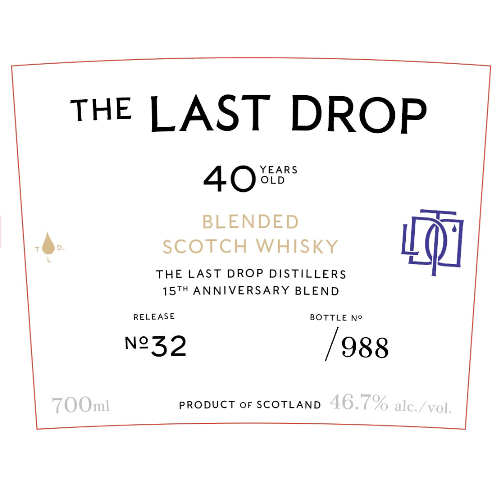 The Last Drop Release No. 32 40 Year Old