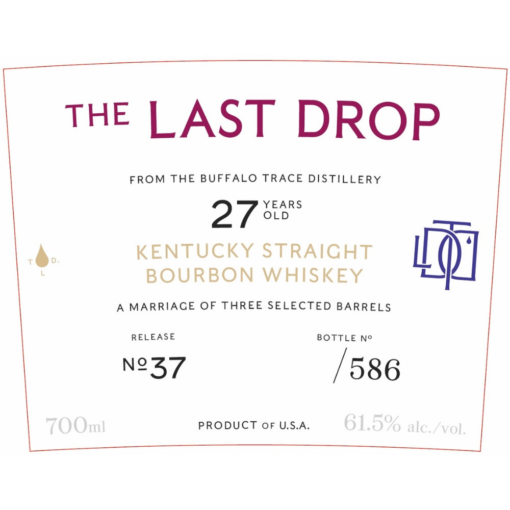 The Last Drop Release No. 37 Buffalo Trace Bourbon Bourbon The Last Drop Distillers 