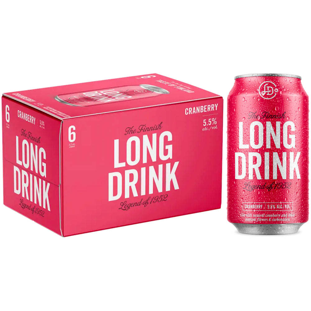 The Long Drink Cranberry Gin 6PK Cocktail The Long Drink 