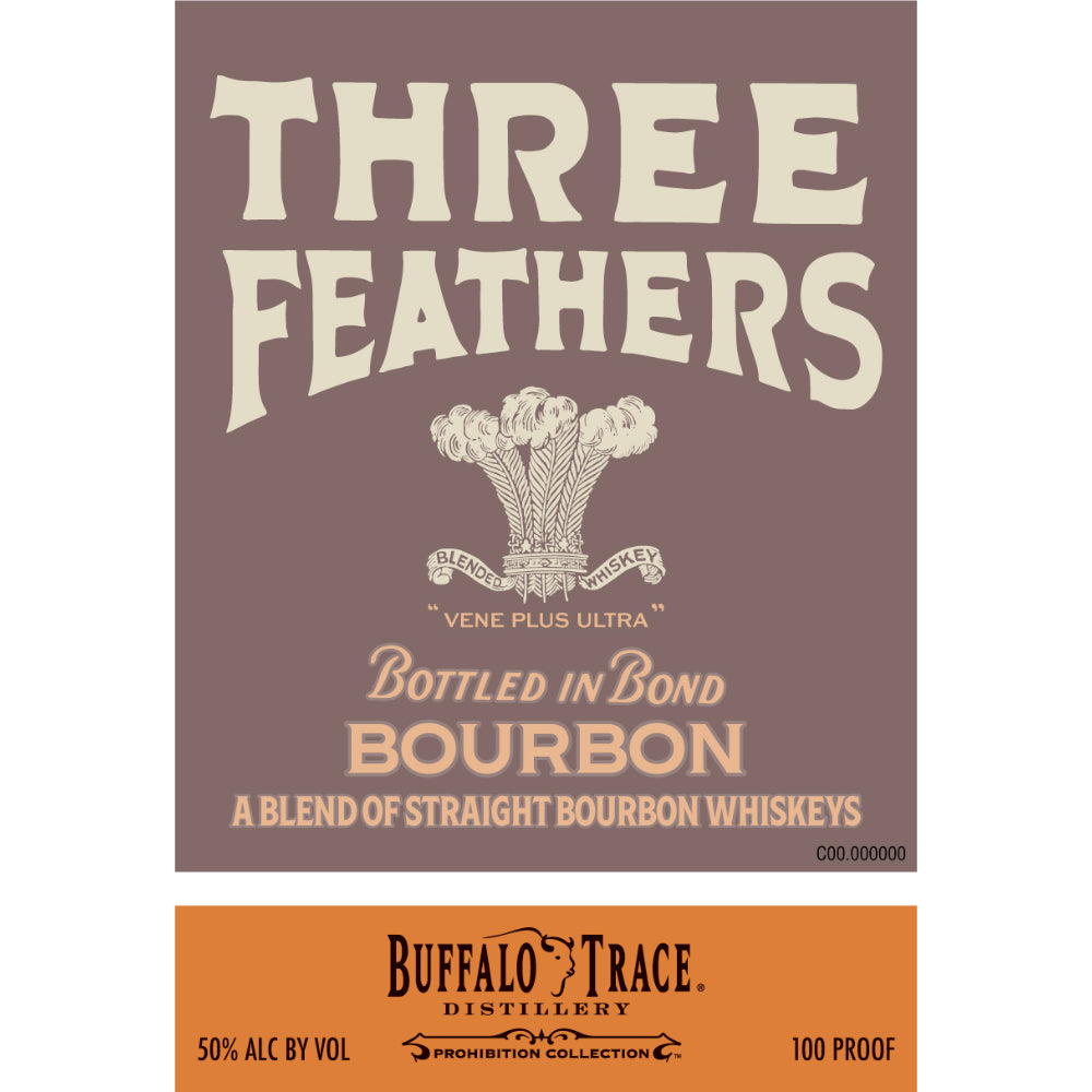 Three Feathers Bottled in Bond Bourbon