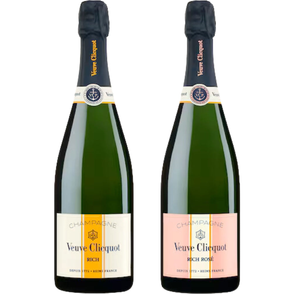 Veuve Clicquot Rich Brut & Rose Bundle