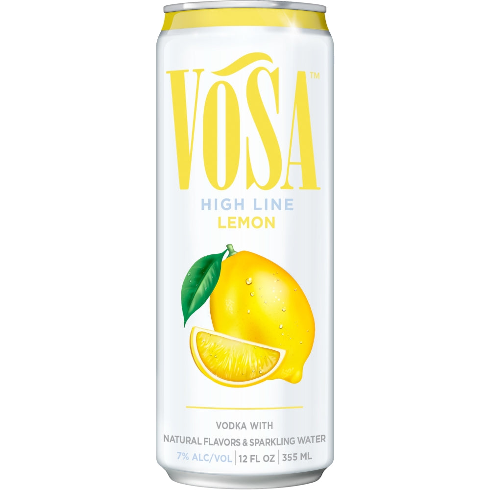 Vosa Lemon High Line By Kate Upton Canned Cocktails Vosa Spirits 