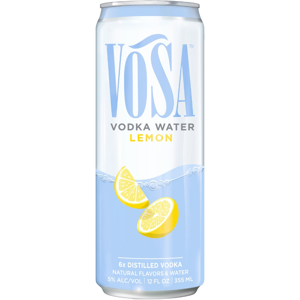 Vosa Lemon Vodka Water By Kate Upton Canned Cocktails Vosa Spirits 