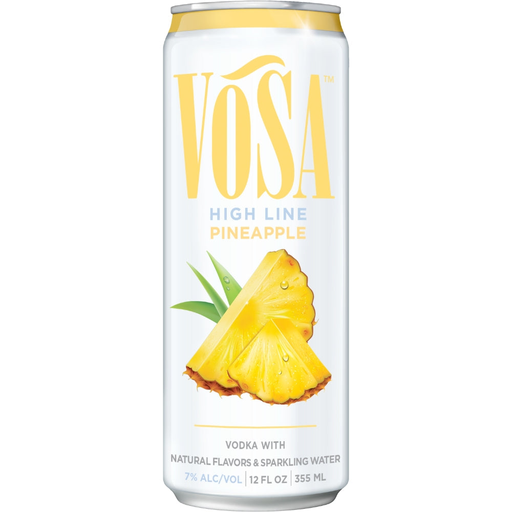 Vosa Pineapple High Line By Kate Upton Canned Cocktails Vosa Spirits 