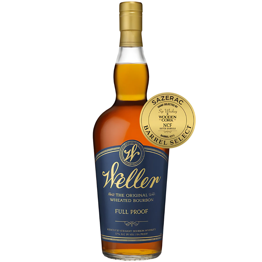 W.L. Weller Full Proof Non-Chill Filtered Sister Barrels Pick by Wooden Cork & Sip Whiskey Bourbon W.L. Weller 