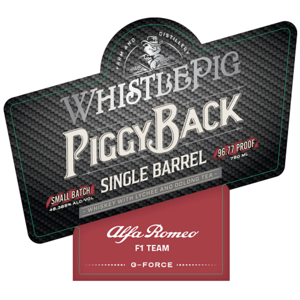 WhistlePig PiggyBack Legend Series Lychee and Oolong Tea Whiskey