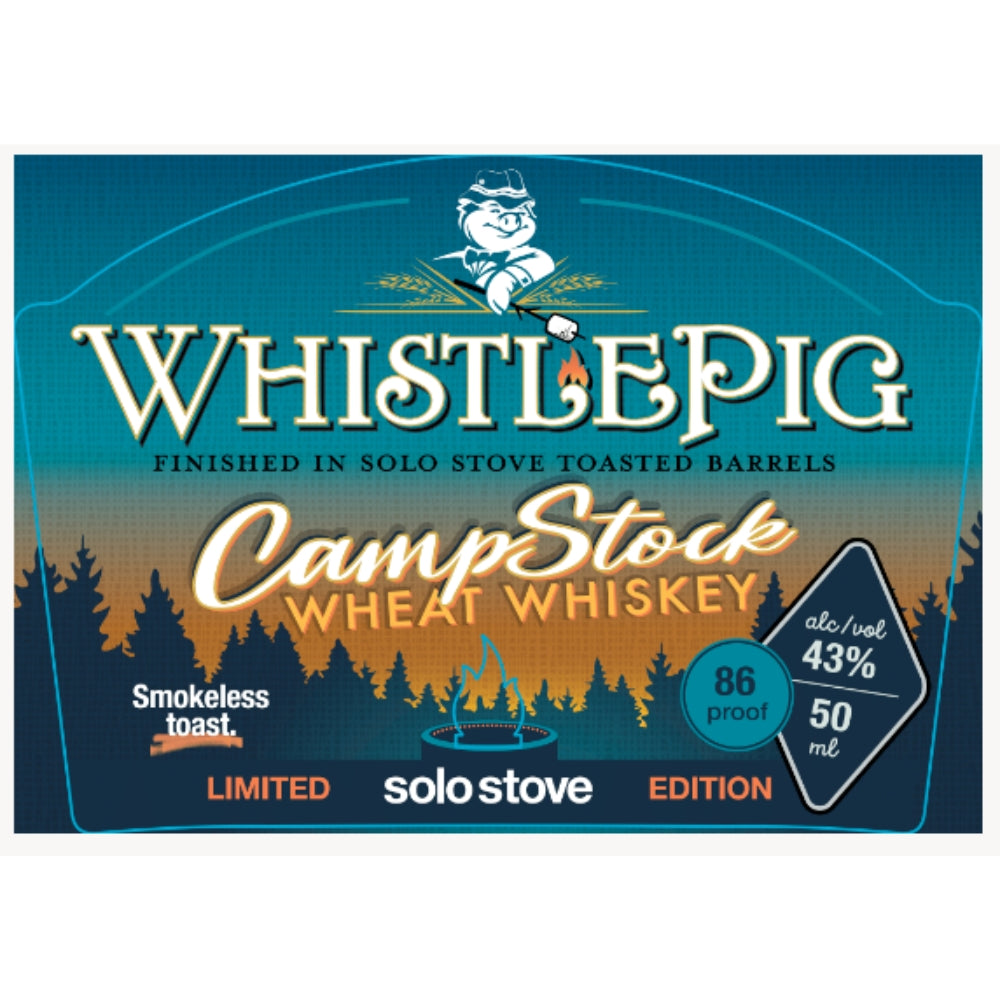 Whistlepig CampStock Solo Stove Limited Edition 50ml Wheat Whiskey WhistlePig 