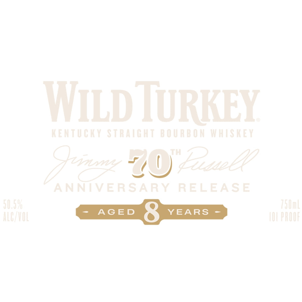 Wild Turkey Jimmy Russell 70th Anniversary Release Bourbon Wild Turkey 