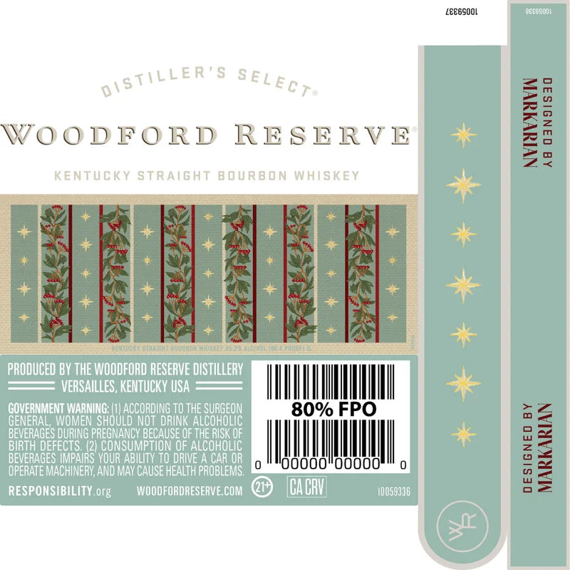 Woodford Reserve Holiday Edition 2025 1L 3PK Bourbon Woodford Reserve 