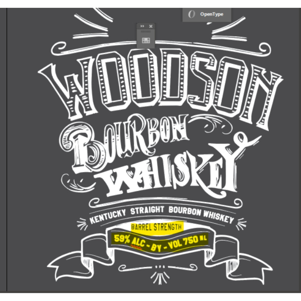 Woodson Barrel Strength Bourbon by Charles Woodson Bourbon Woodson Whiskey 