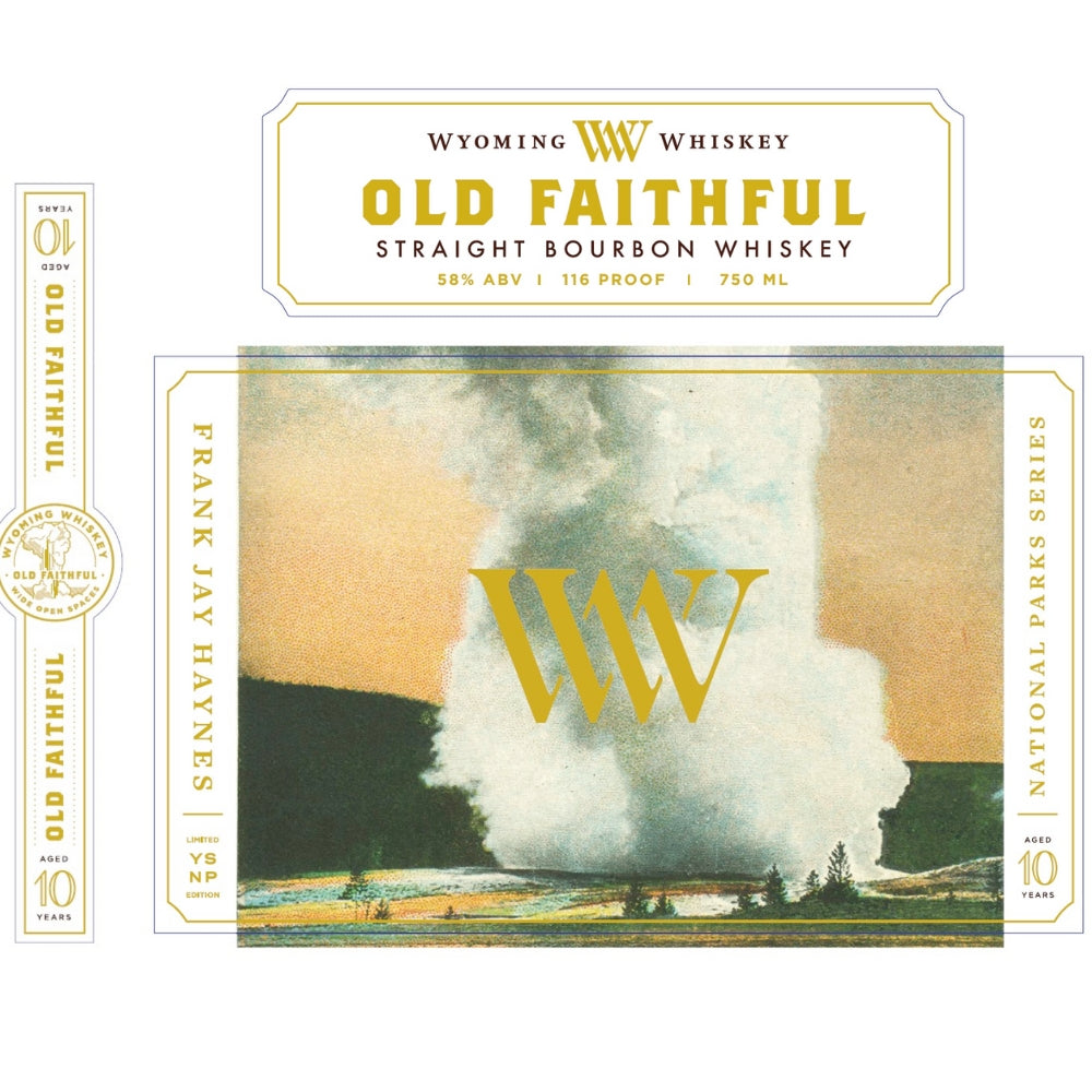 Wyoming Whiskey Old Faithful 10 Year Old Bourbon Bourbon Wyoming Whiskey 