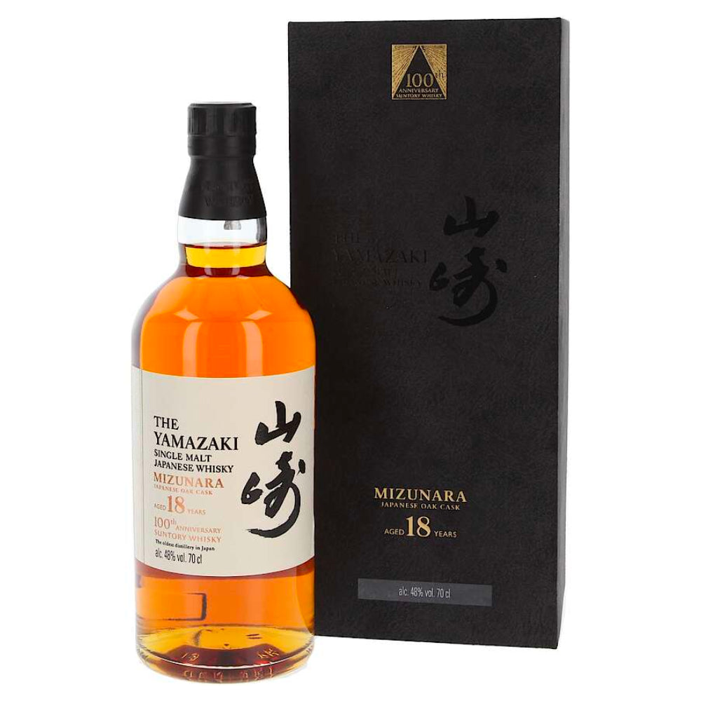 Yamazaki 100th Anniversary 18 Year Old Mizunara Japanese Oak Cask Japanese Whisky The Yamazaki 