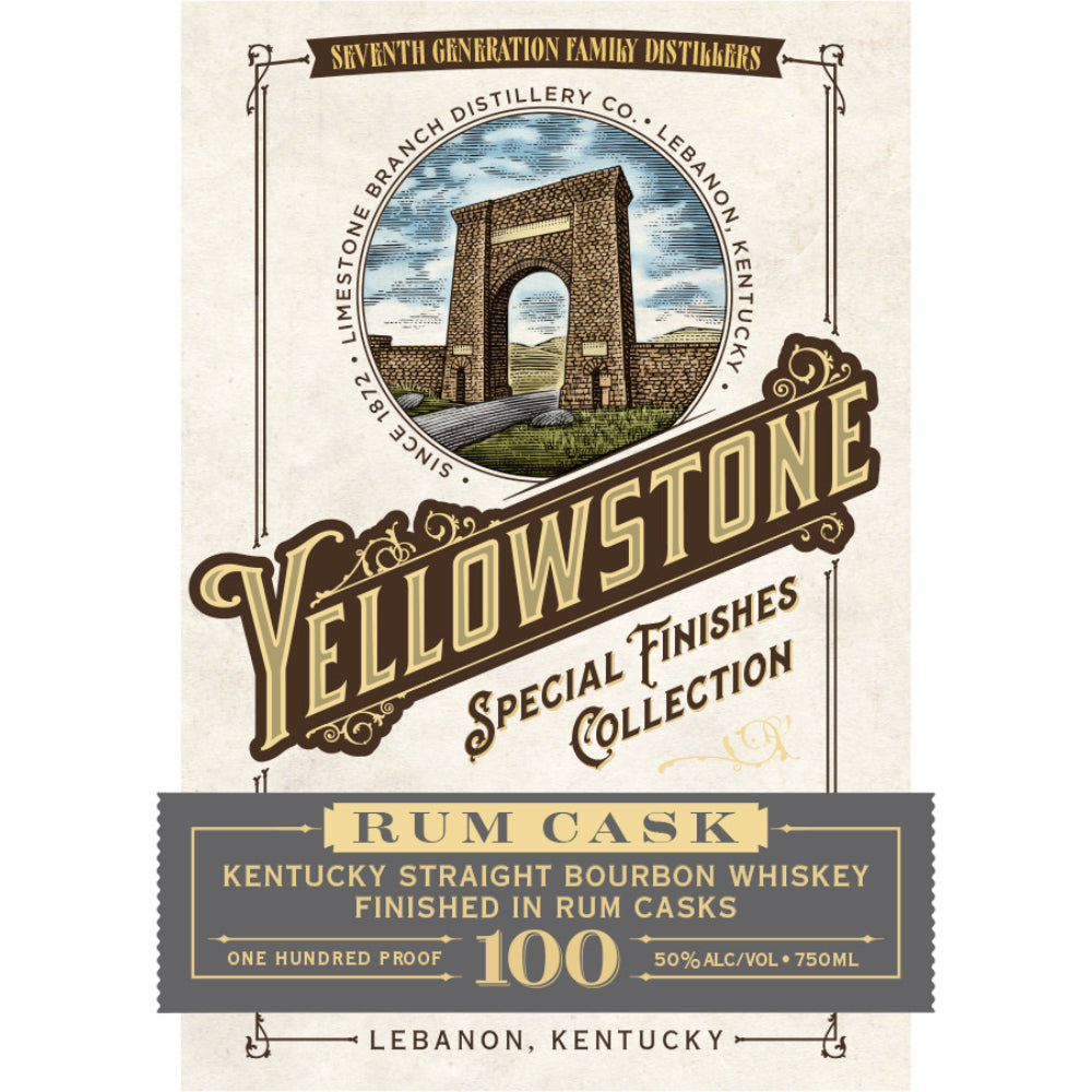 Yellowstone Rum Cask Bourbon Special Finishes Collection Bourbon Yellowstone 
