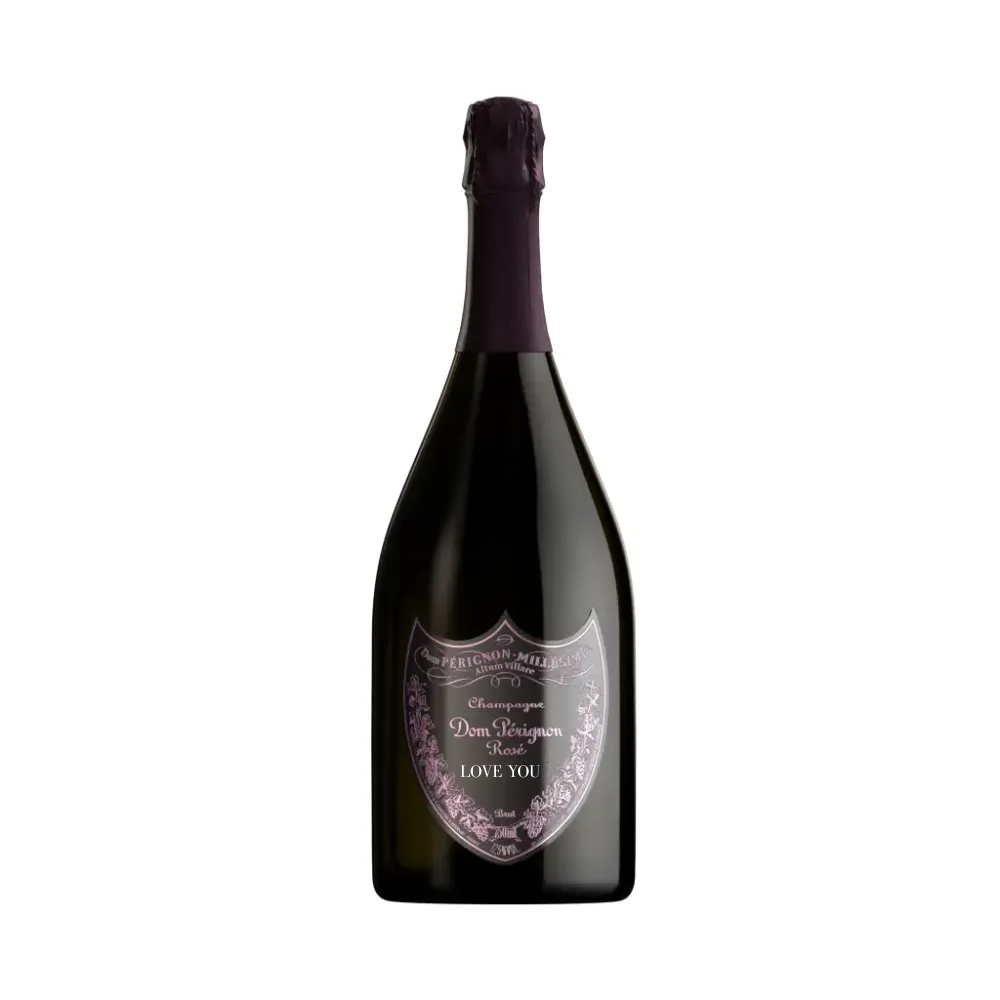 Dom Pérignon Brut Rosé Champagne "LOVE YOU" Shield Champagne Dom Pérignon 