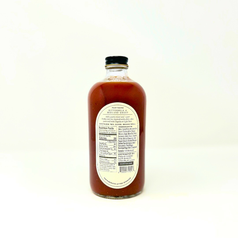 Bloody Mary Mix with Barrel-Aged Pepper Mash Food Pappy & Company 