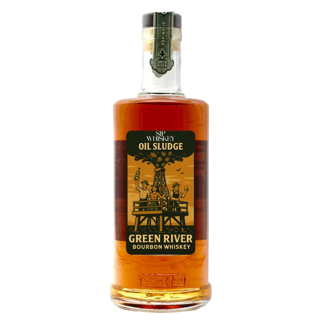 Green River Bourbon x Sip Whiskey Private Select 'Oil Sludge' 126.6 Proof Bourbon Green River Distilling 