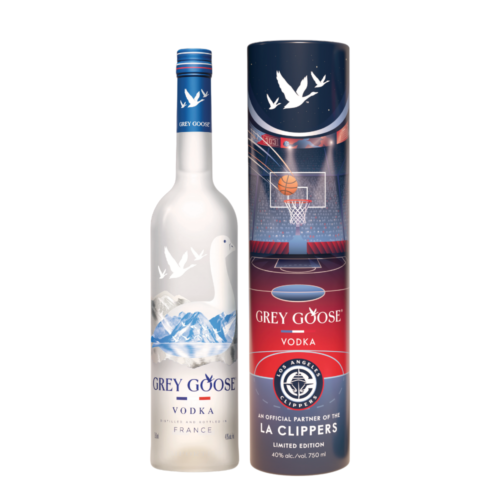 Grey Goose X LA Clippers Limited Edition Tube Vodka Grey Goose Vodka 