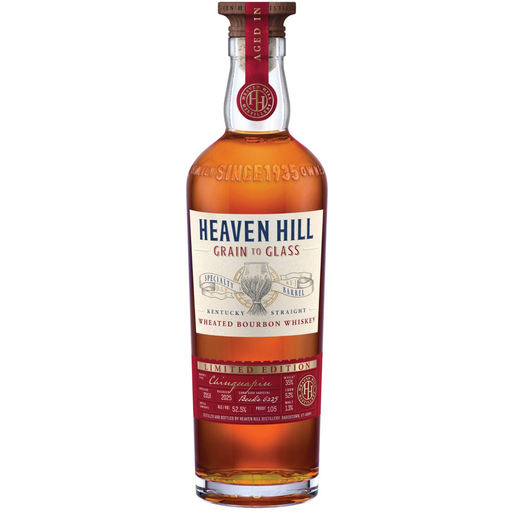 Heaven Hill Grain to Glass Specialty Barrel Series Wheated Bourbon Aged In Chinquapin Oak Bourbon Whiskey Heaven Hill Distillery 