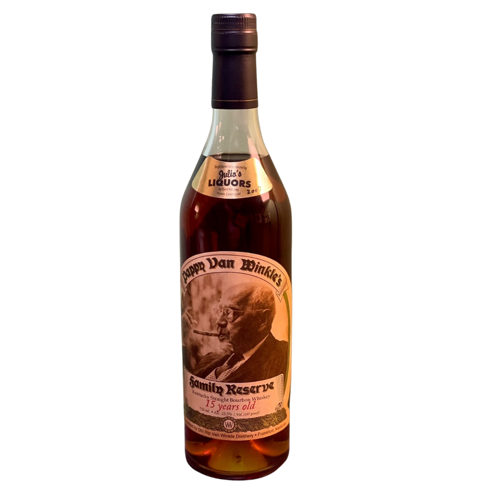 Pappy Van Winkle 15 Year Old 2007 Private Select by Julio's Liquors Bourbon Pappy Van Winkle 