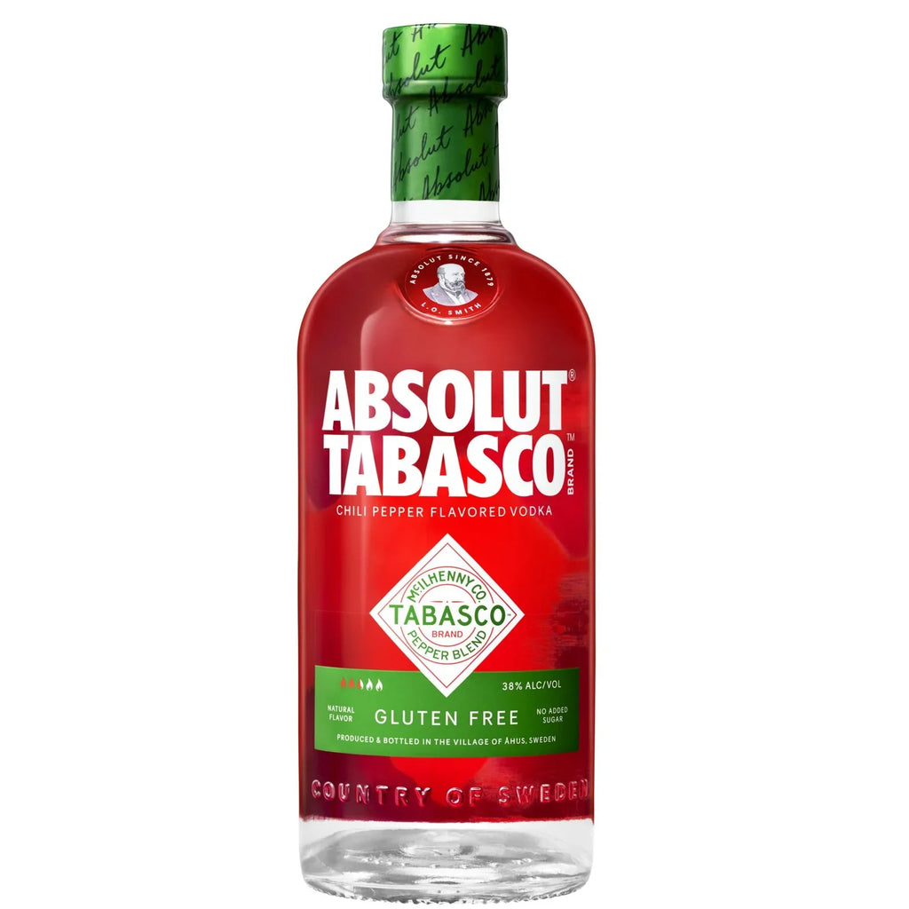Absolut Tabasco Chili Pepper Flavored Vodka Vodka Absolut Vodka 