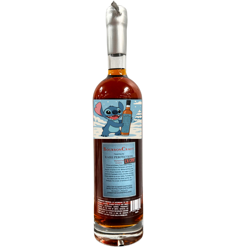 Rare Perfection 9 Year Old Uncut and Unfiltered Single Barrel Bourbon Privately Selected by Snow Day 127.6 Proof Bourbon Rare Perfection 