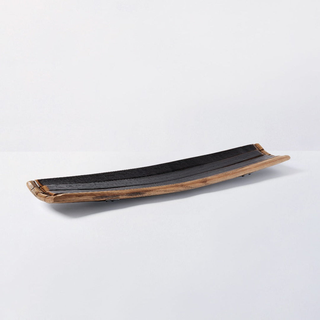 Bourbon Barrel Stave Bowl Home & Bar Pappy & Company 
